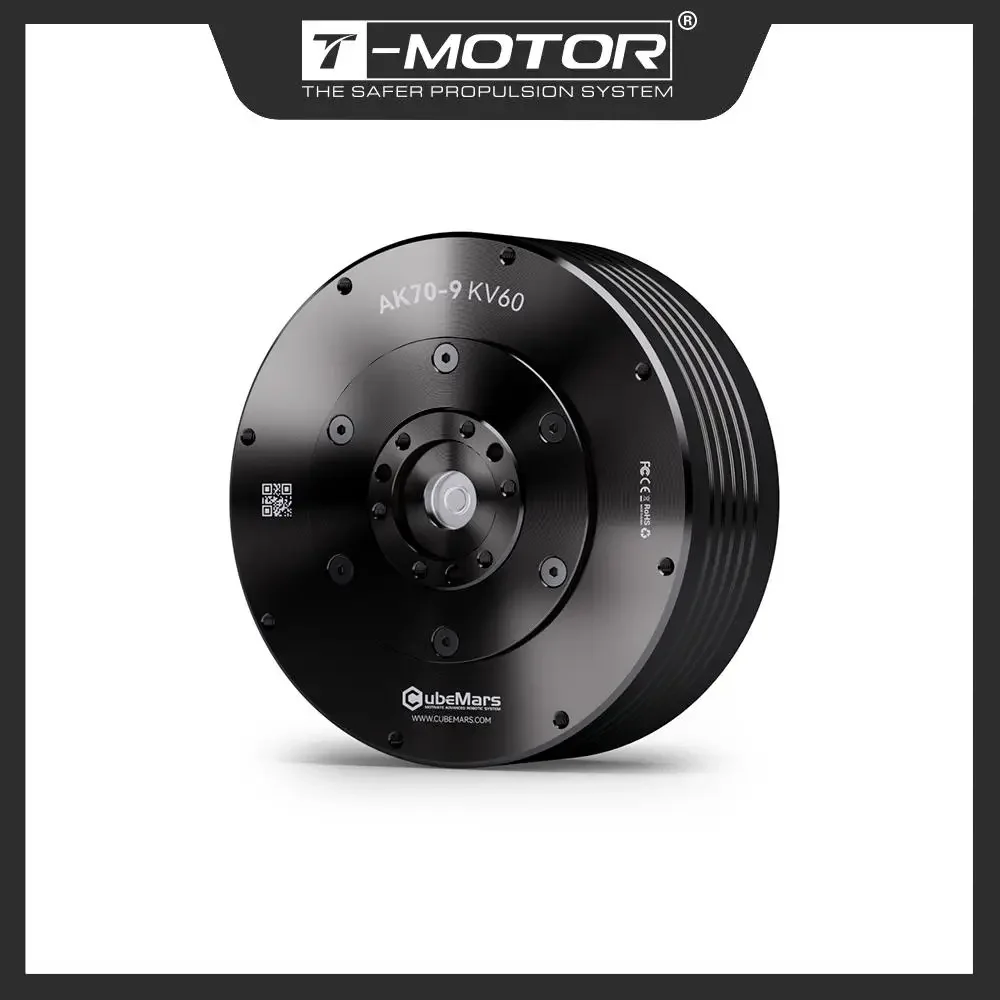 Motor Modular Dinámico CubeMars AK70-9 KV60 con Codificador Dual para Módulo de Actuación Robótica Actuador Robot con Perlas, AGV