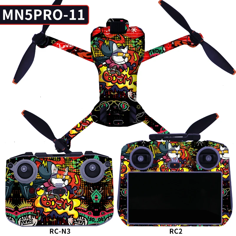

Decorative Sticker for DJI mini 5pro,Waterproof Skin Sticker for DJI mini 5pro Drone and Controller Anti-Scratch Protective Film