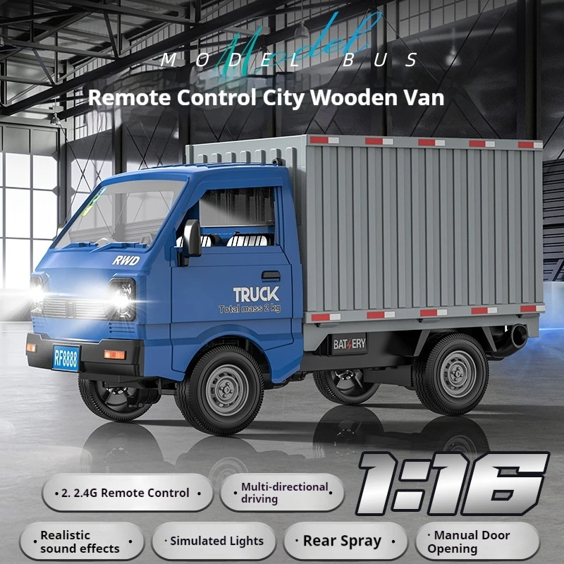 KF21 1:16 RC 류저우 트럭 모델 리모컨 드리프트 카 현실적인 디자인 전기 장난감 소년 어린이 성인용 선물