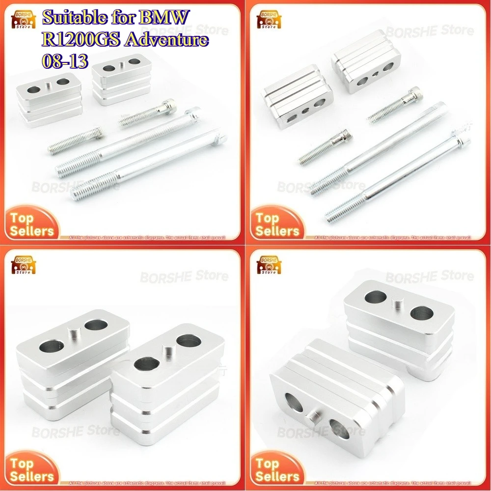 

2026 Motorcycle Handlebar Riser Kit with 30mm Height Extension Suitable for BMW R1200GS Adventure 08-13 Accessory for Enhanced