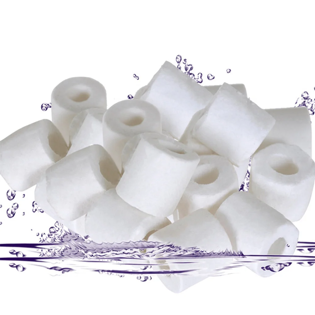 

500G Water Filtration Ceramic Rings High Surface Area Aquarium Filter Media for Effective Nitrite Removal Fish Tank Filter Rings