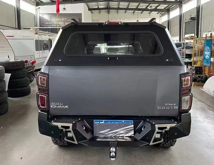

Изготовленная на заказ 4X4 стальная крышка для пикапа с жестким верхом, двойной навес для кабины, цена, водонепроницаемый топпер с жестким верхом, Tonneau для Isuzu Dmax