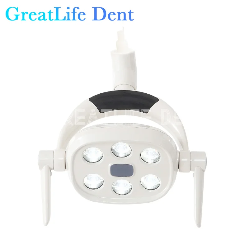 

GreatLife Dent 15w 6Led Dentist Operation Dental Chair Induction 8 Grade Illumination Lamp Surgery Shadowless Surgical Led Light