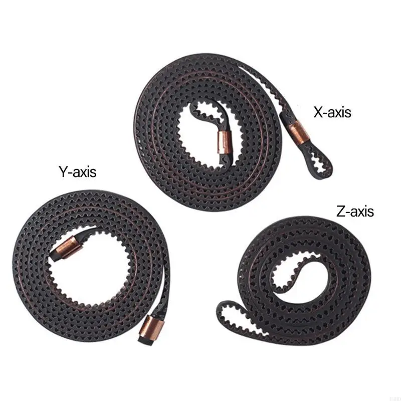 3pcs الجلود x/y/z محاور توقيت توقيت حزام حزام حزام متزامن استبدال