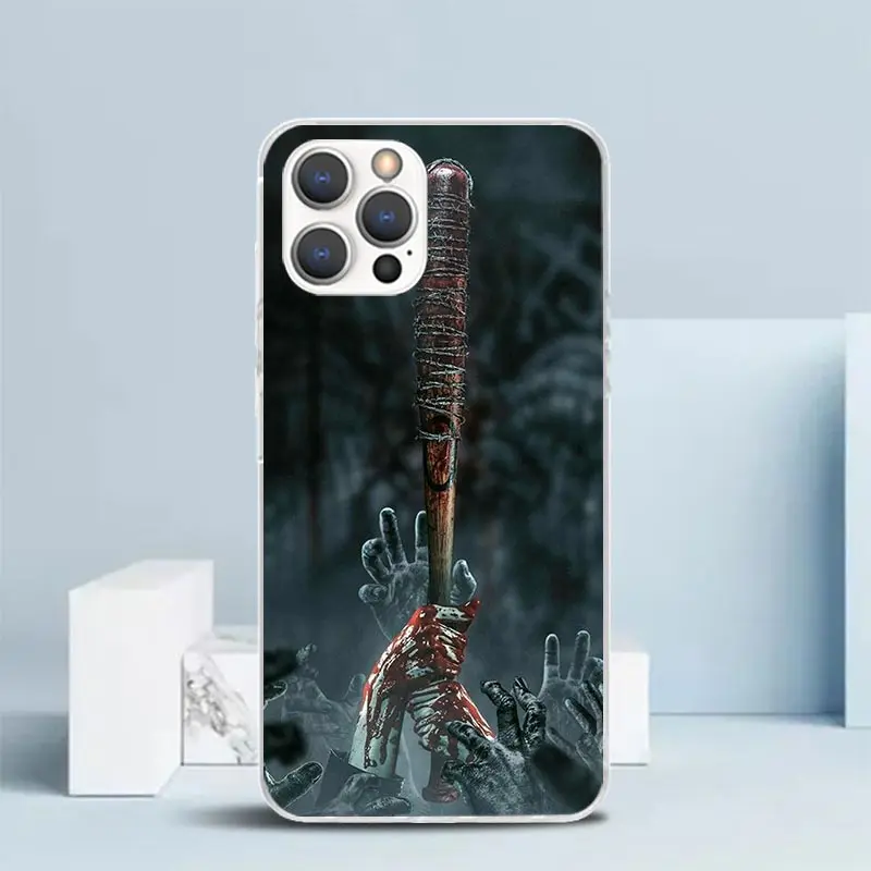 Negan The Walking Dead Phone Case For IPhone 16 17 17E 16E 15 14 Plus 13 Mini 12 11 Pro Max 7 8 + SE 2020 Air Soft TPU Cover 16 view 5