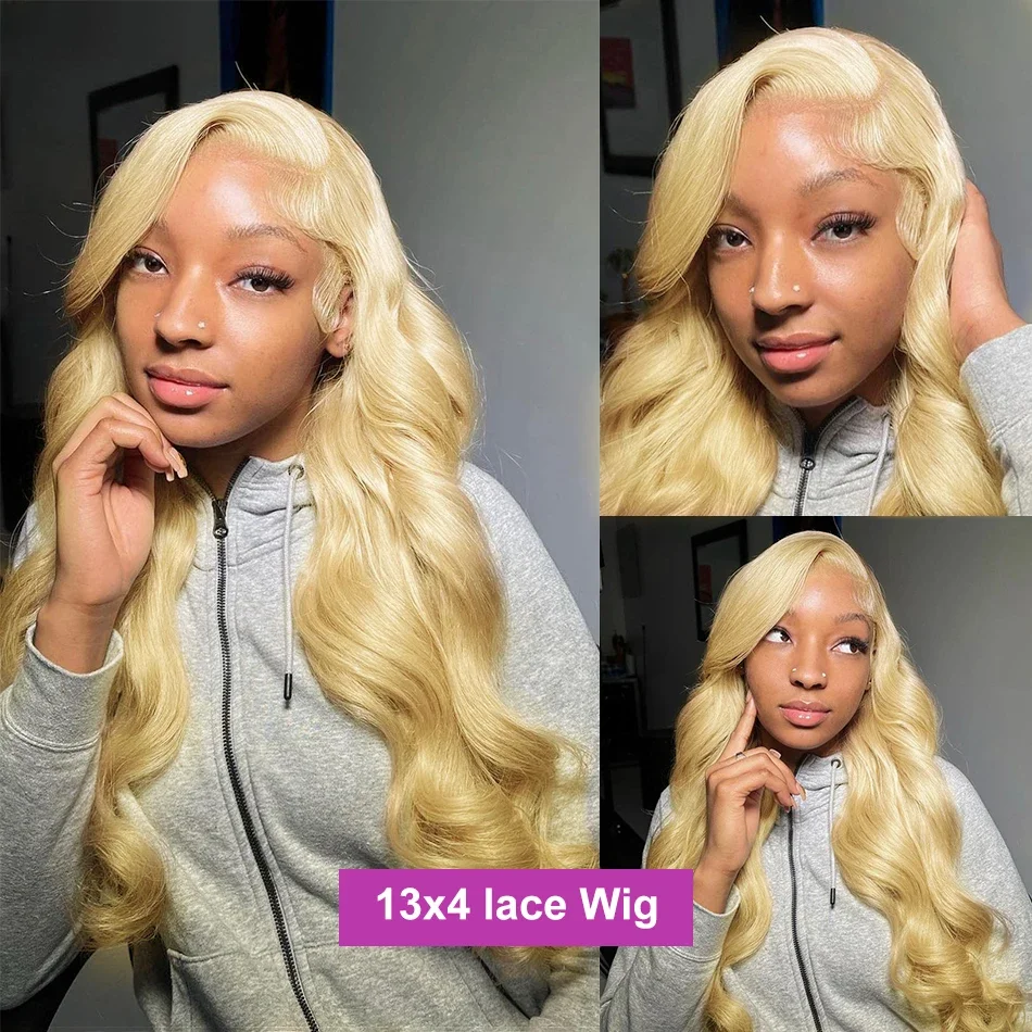 Body Wave 613 Human Hair Wigs 13x6 13x4 Hd Lace Frontal Wigs 30 Inch 220 Density Loose Body Wave Brazilian Human Hair PrePlucked image 3