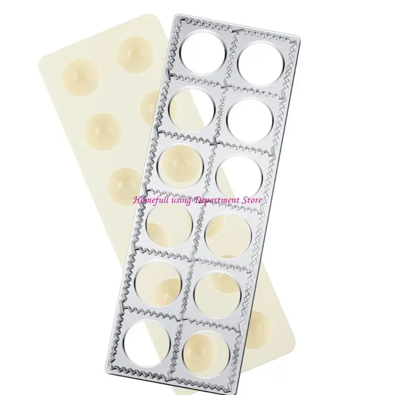 Pastry and Noodles Preps Tool Set, Manual and Metal Dough Shaping Tool for Home Dumpling and Ravioli Making Molds