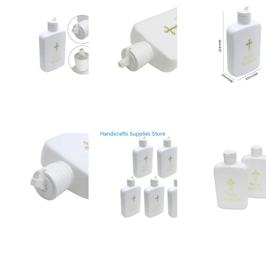R1WA 1/5pcs Easter Holy Water Bottle Container for Kitchen Party Home Decorations