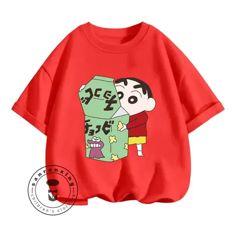 어린이를 위한 일본 대중 문화 신찬 테마의 부드러운 티셔츠 창의적인 마음을 위한 문화적으로 풍부한 의류 유행 의류 Best5