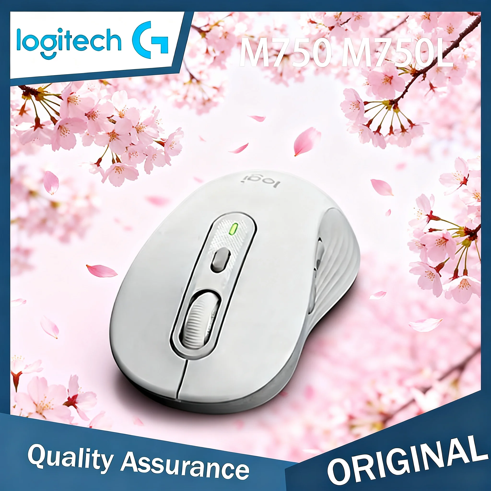 

Logitech M750/M650 Bluetooth Silent Mouse, Ergonomic Curve Design, Multi-Device Switching