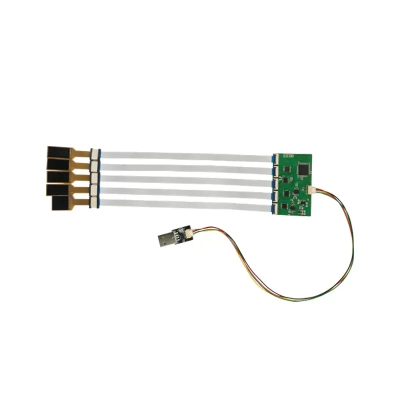 for Robot Dexterous Hand Five Finger Pressure Sensing System Membrane Pressure Sensor Grasping Haptic Feedback Kit 5