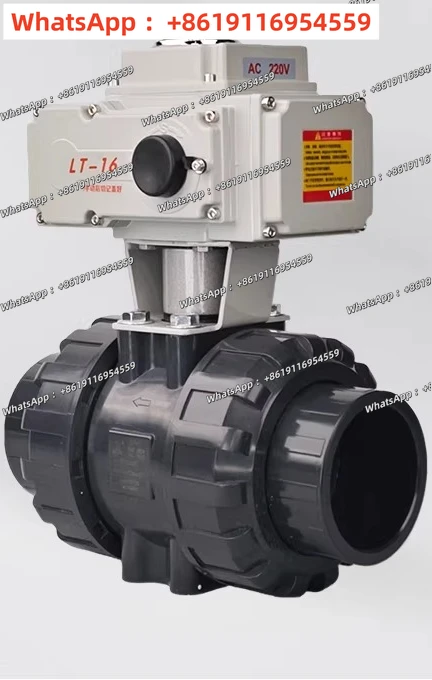 Electric Ball Valve PVC Electric Plastic Ball Valve DN15/25/32/40/50/65/80/DN100