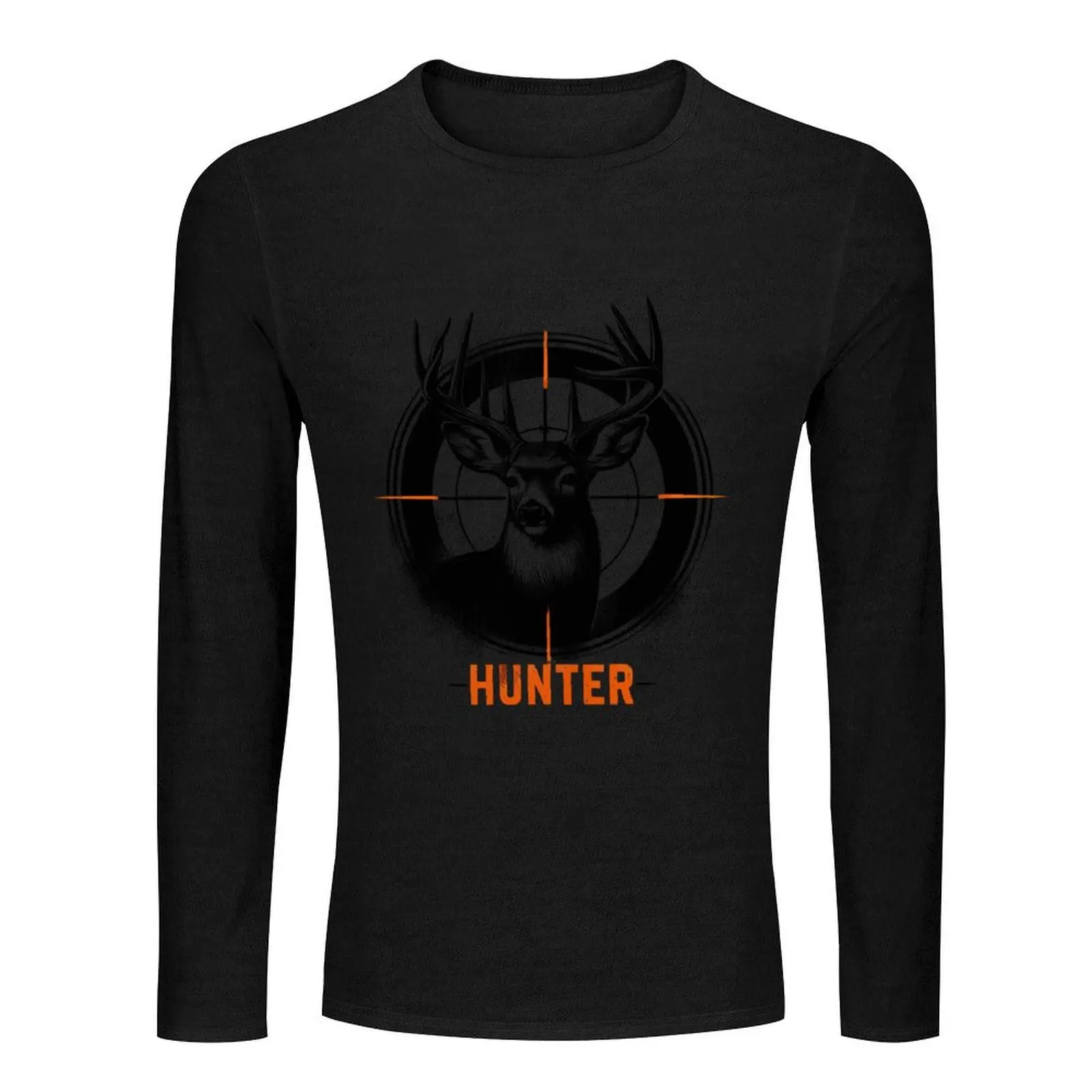 Deer Hunter Long T-Shirt vintage t shirt funny t shirt plain t-shirt korean fashion mens graphic t-shirts anime