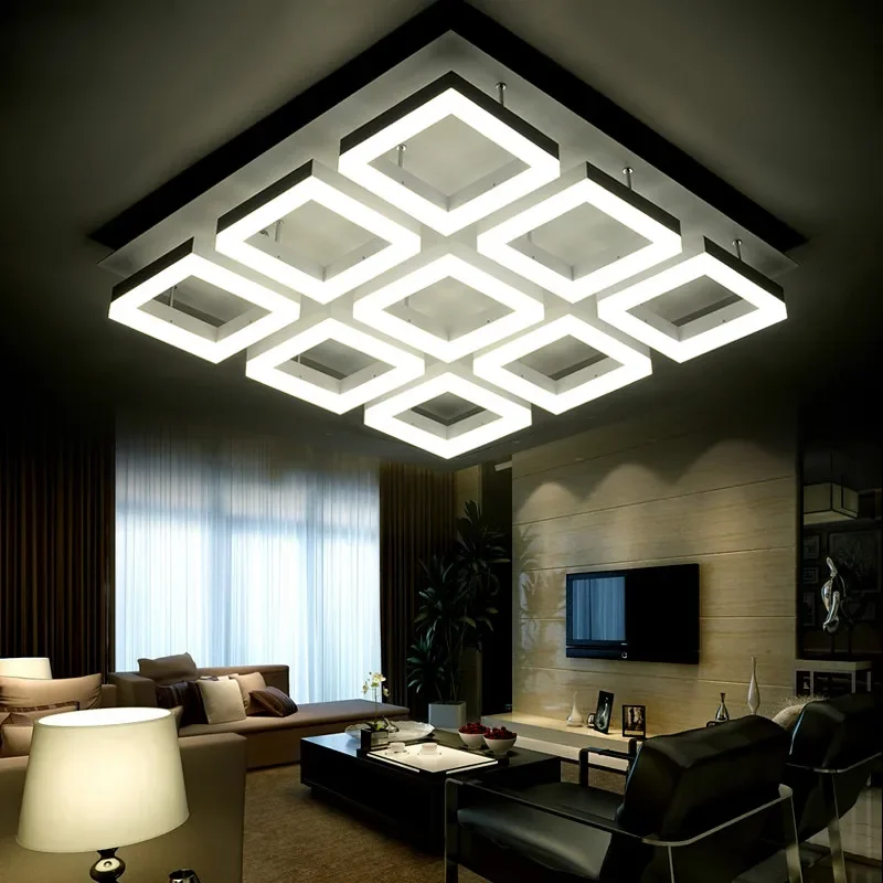 

Minimalist Modern Led Ceiling Lights for Living Room Bedroom AC 85-265V Home Decorative Modern LED Ceiling Lamp Free Shipping