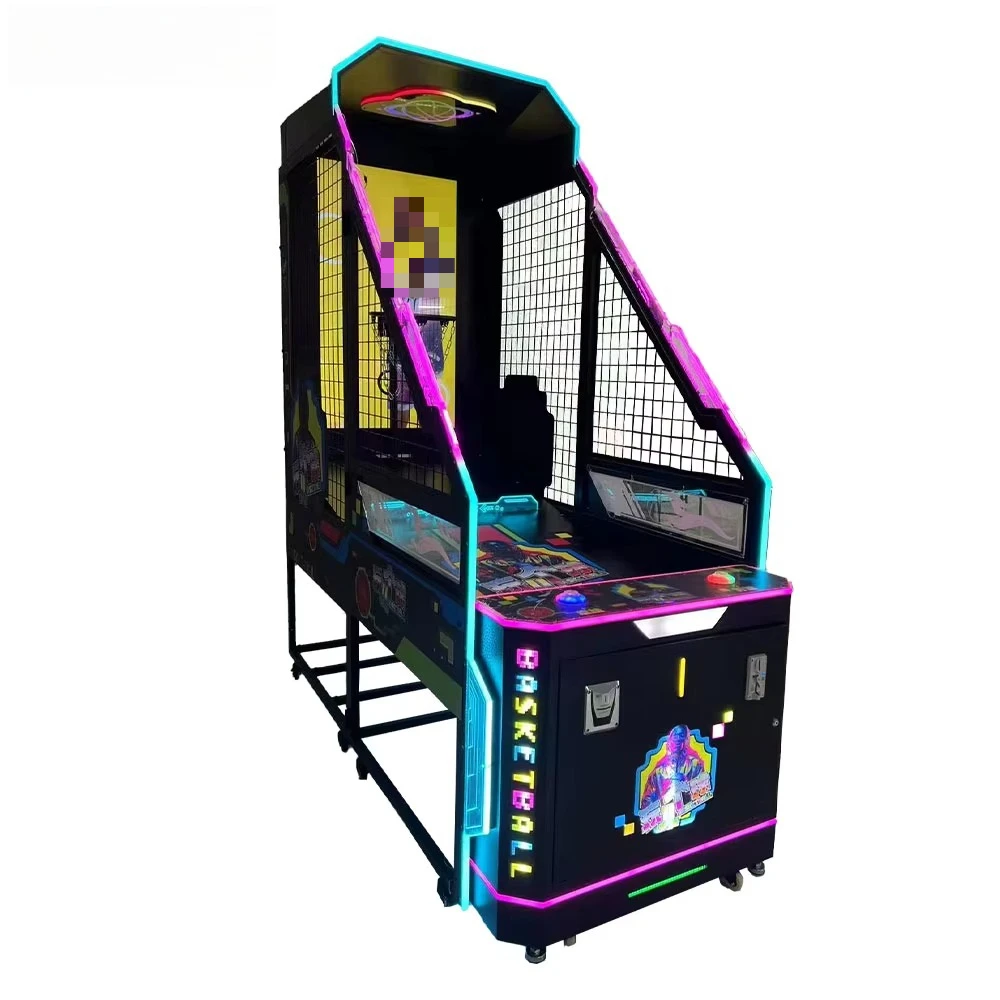 LCD Basketball Machine 55 Inch Coin Operated Street Colorful Arcade Games Glowing Indoor Home Game Room Adult Excluding Freight