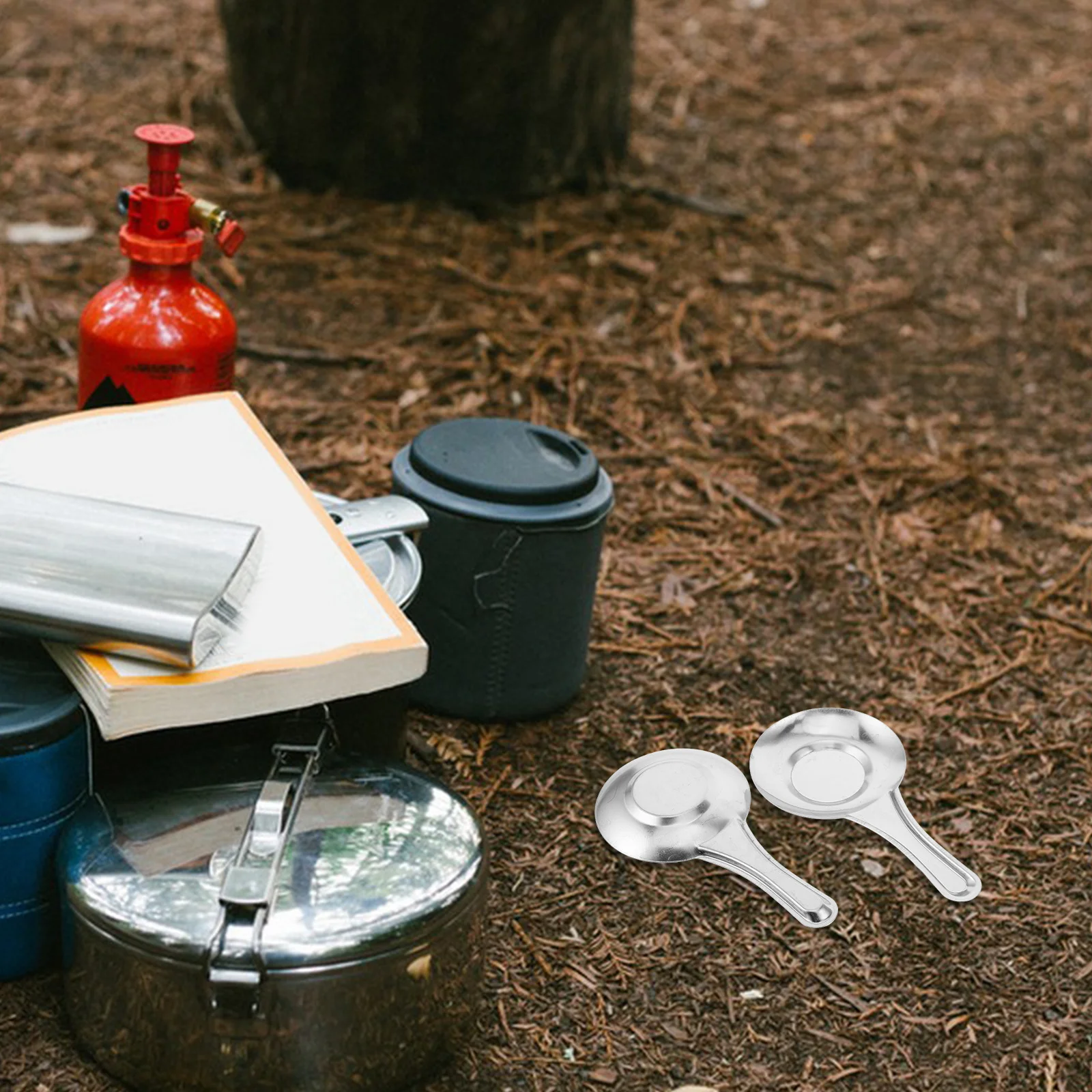 

6Pcs Alcohol Burner Lids Stainless Steel Extinguishing Covers for Alcohol Stove Fire Safety Camping Laboratory Outdoor Winter