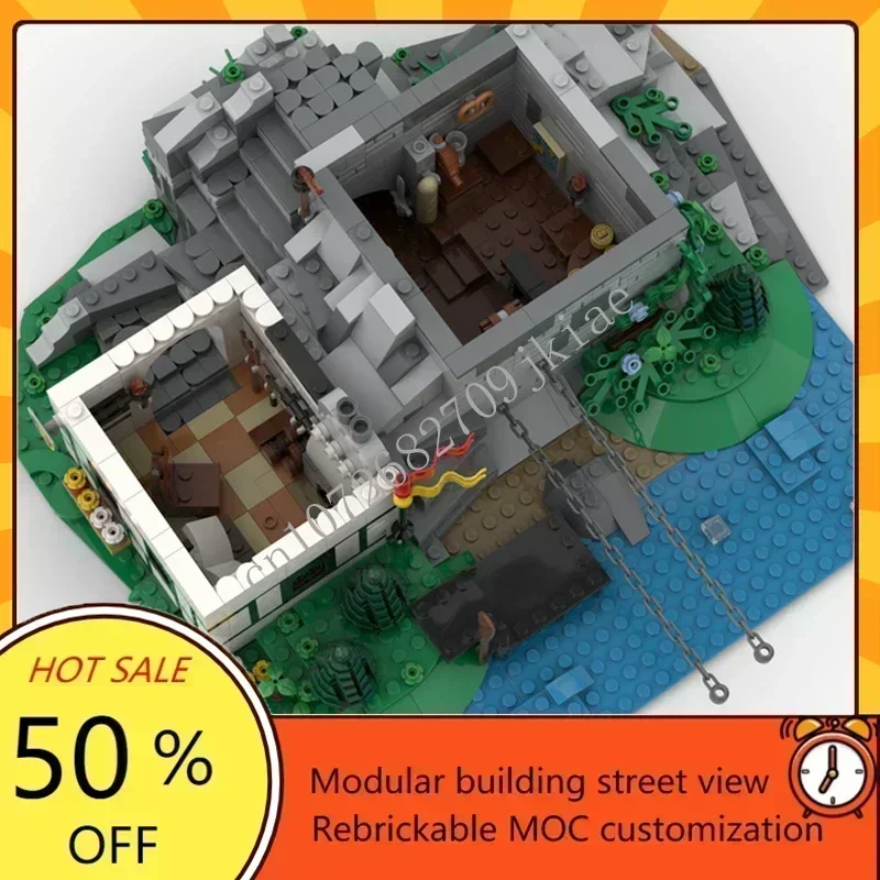 3395PCS Torri a catena modulari MOC Creative Street View Puzzle personalizzato Architettura Modello di assemblaggio educativo Giocattolo regalo