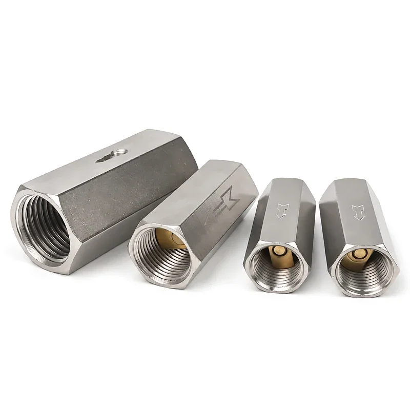 1PCS Pneumatic One Way Check Valve Brass BSP Internal Thread 1/8\