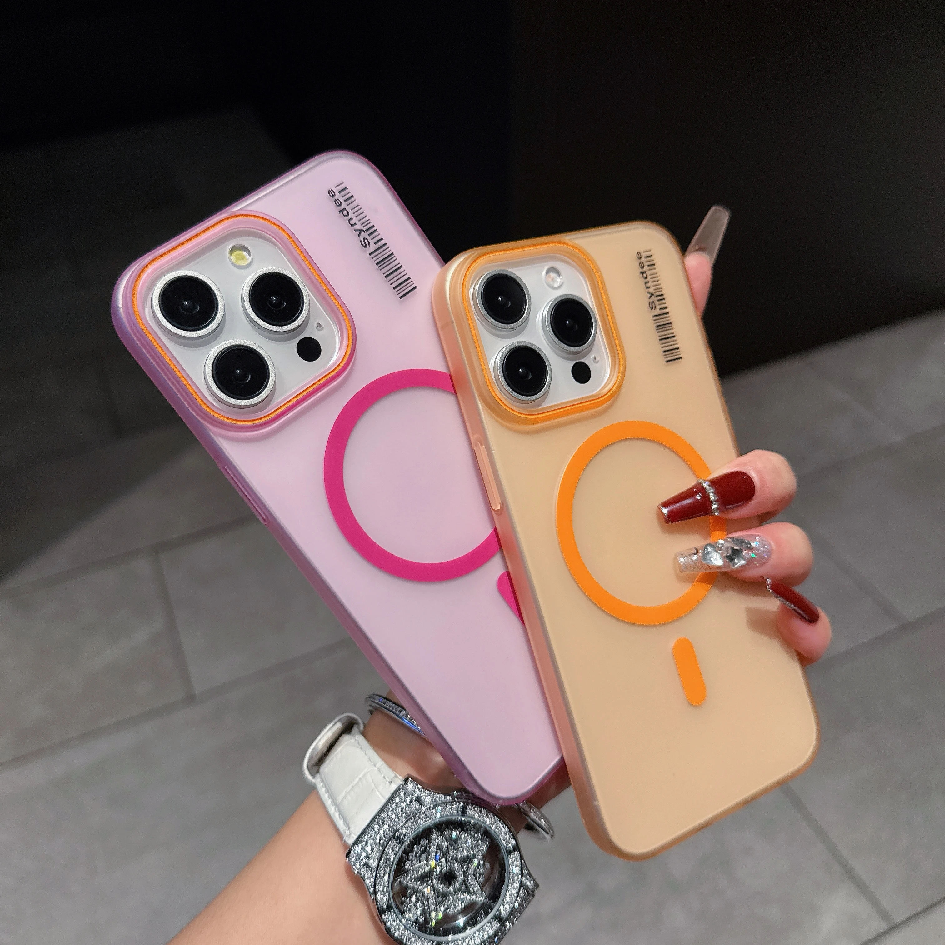 Matte Candy Magsafe phone Case for iPhone 15 14 12 13 11 16 Pro Max Case Magnetic Wireless Cover Case For 15 16 14 Plus