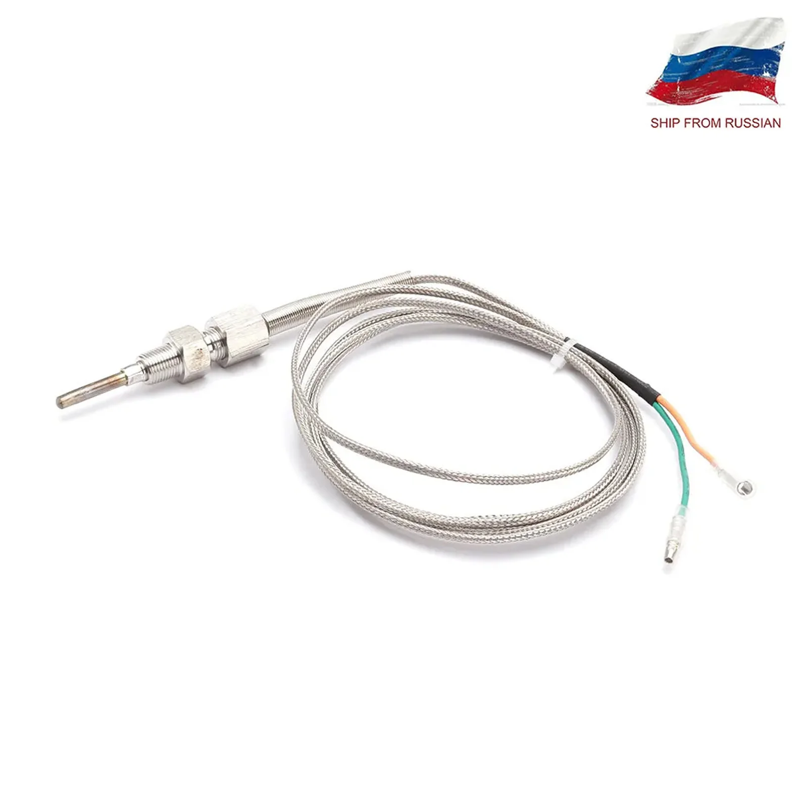 2M EGT Sensor K Type Thermocouple Probe 1/8 NPT Exhaust Gas Temperature Sensor Threads Exhaust Temp BS Temp Sensor