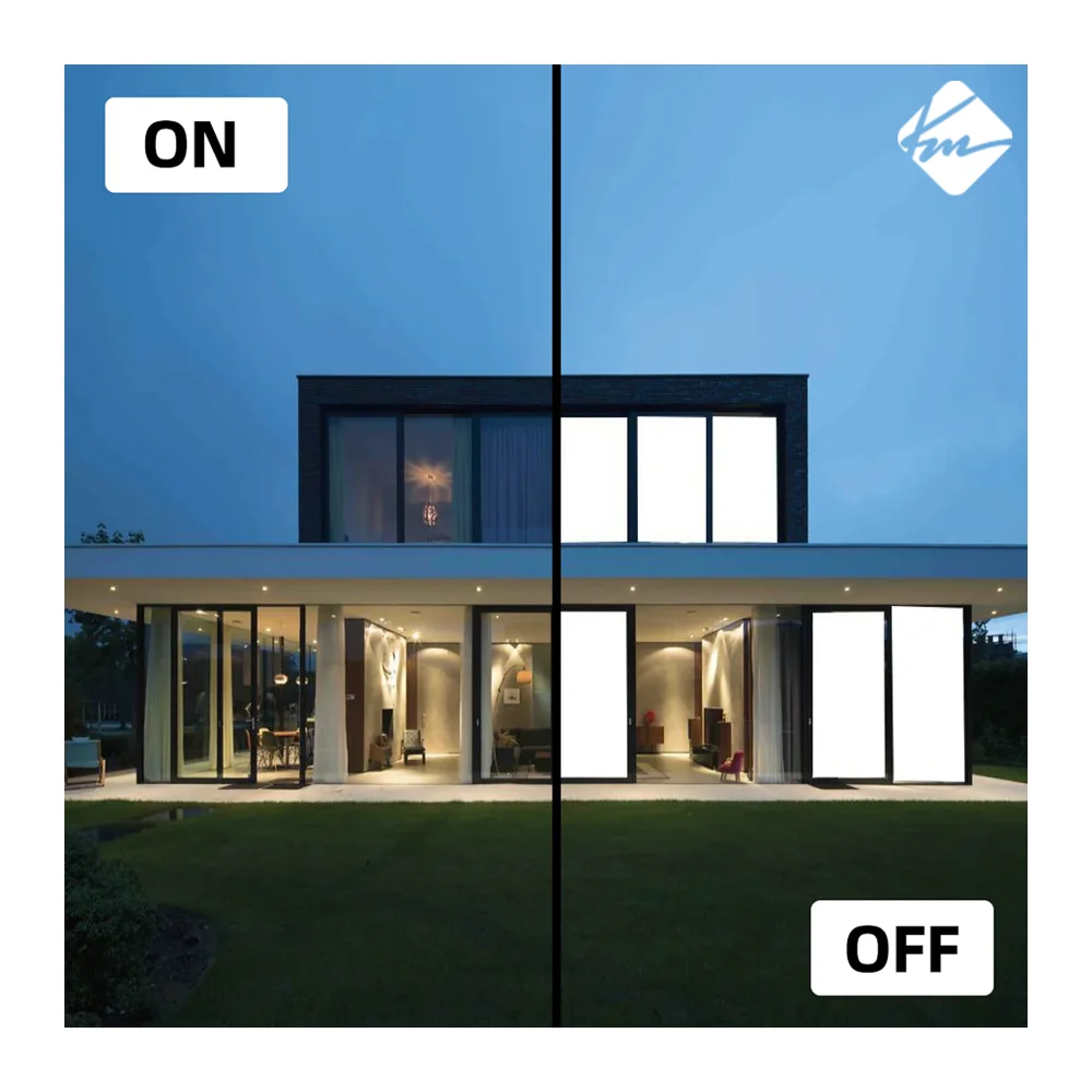 AIROW PDLC Smart LED Window Film Frosted Switchable Glass Privacy Tint for Glass Window