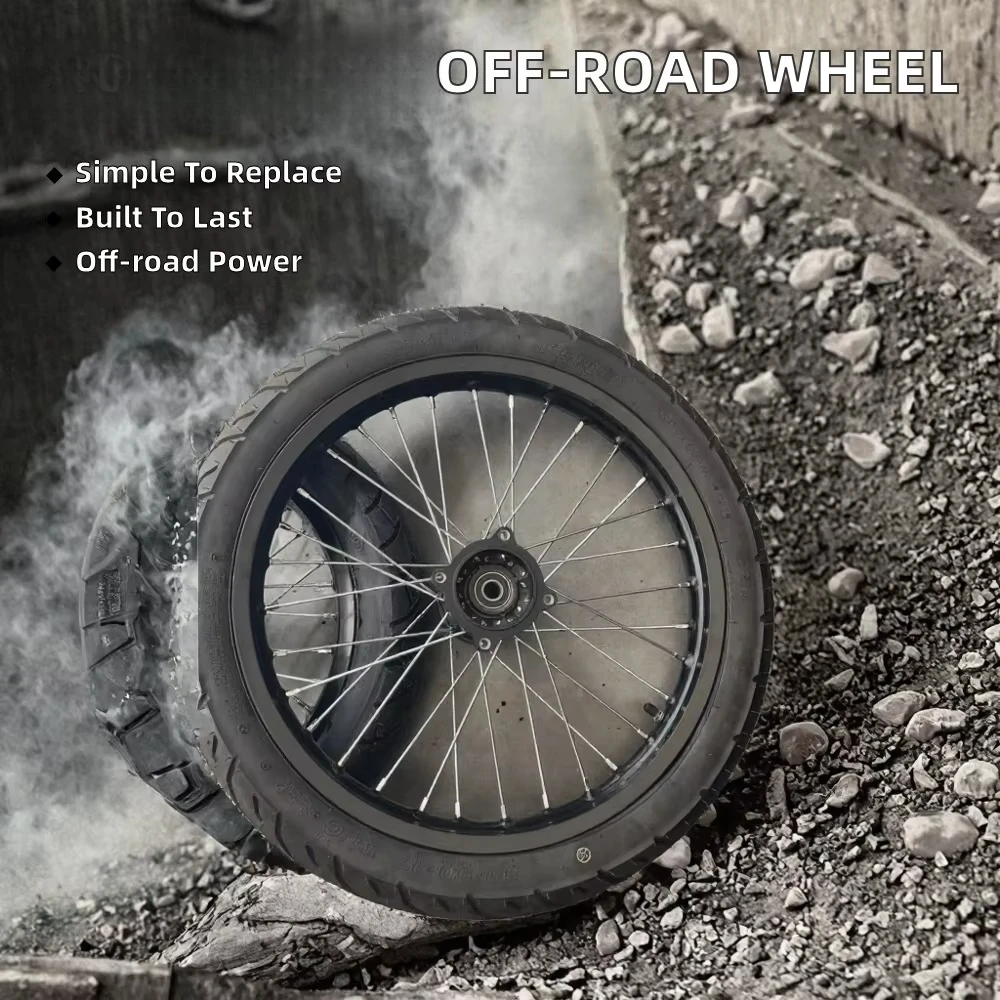 

17-Inch Front & Rear for Electric Dirt Bike Wheel Off-Road Tyre with New Inner Tube