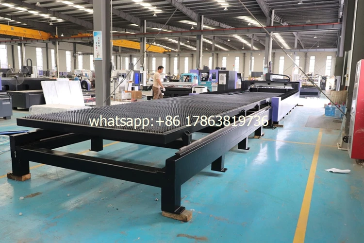 3KW 6KW 12KW 20KW Mild Stainless Steel Iron Aluminum Copper CNC Sheet Metal Fiber Laser Cutting Cutter Machine