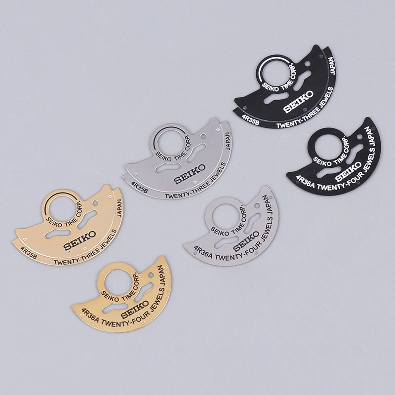 NH35 Movement Watch Movement Parts NH35 To 4R35B Rotor NH36 To 4R36A Movement Automatic Hammer Patch Metal Sheet Lettering Rotor