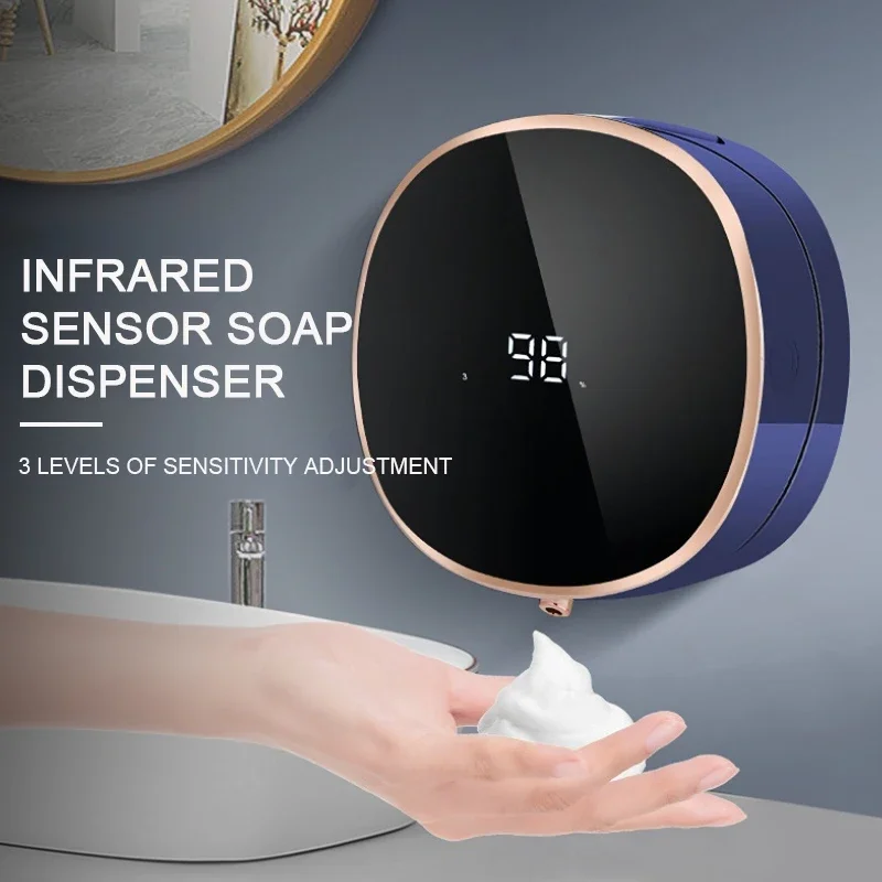 

Non-contact Automatic Soap Dispenser Liquid Foam Machine Infrared Sensor Electric Hands Free Hand Sanitizer Tool