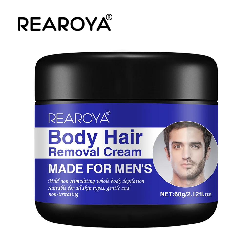 Men\'S Painless Hair Removal Cream Mild Non Irritating Hair Removal Cream Body Arm Armpit Leg Gentle Refreshing Hair Removal