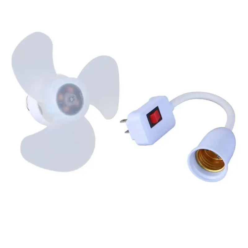 

652F 5.5inch LED 5W Cooling Fan Light E27 with On/Offs Switches for Living Room, Study