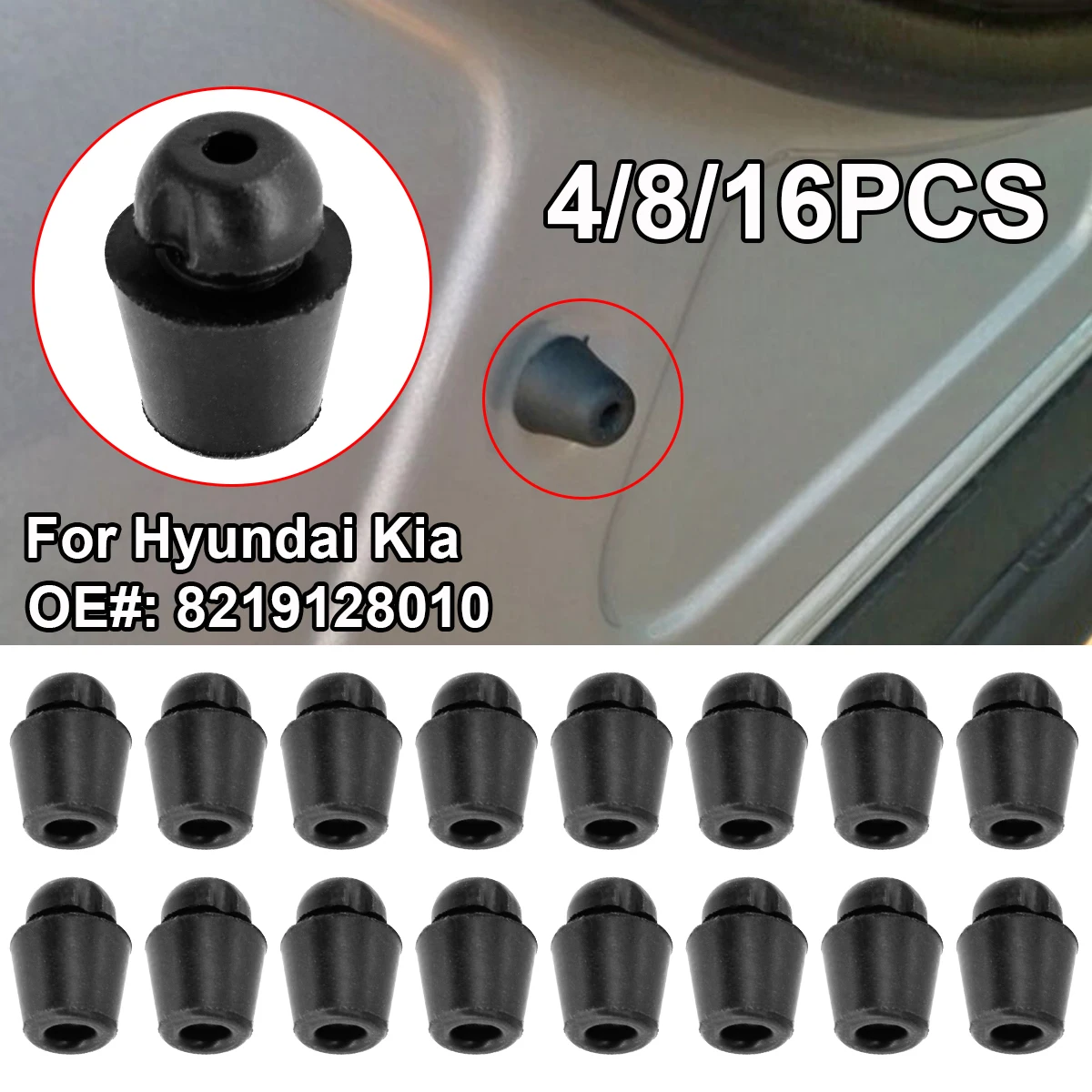

Car Bumper Door Trunk Rubber Stopper Buffer Cushion Pad Damper For Hyundai Elantra Sonata ix35 Kia Sportage Ceed Accent Creta