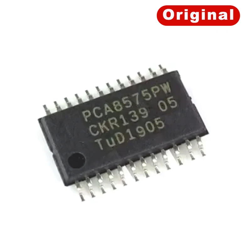 10pcs/Lot PCA8575PW  TSSOP-24 Remote 16-bit I/O Expander for I2C-bus With Interrupt  PCA8575PW,118