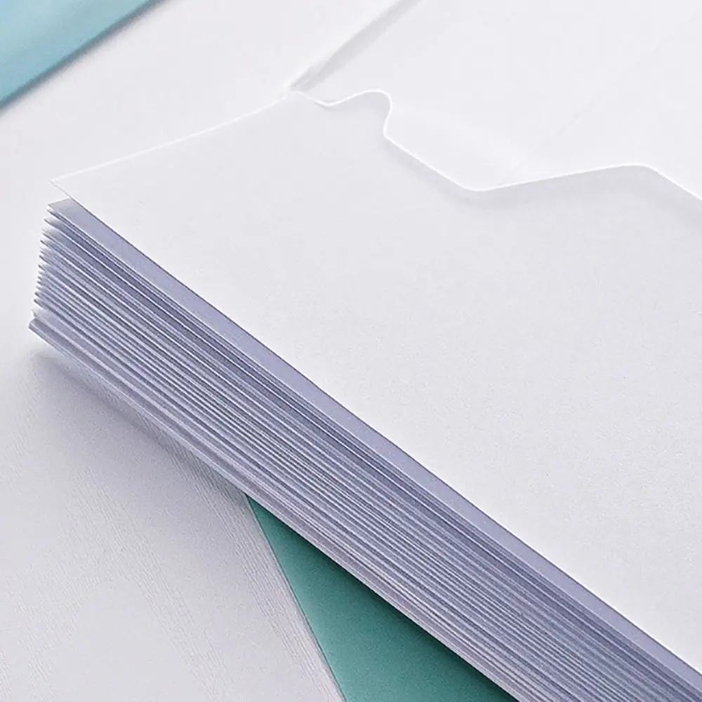 Map File A4 Loose Leaf Gaya INS, Dapat Dilepas, Transparan, Buku Data, Alat Tulis Siswa, Kantong Penyimpanan Kertas Ujian, Sekolah, Kantor