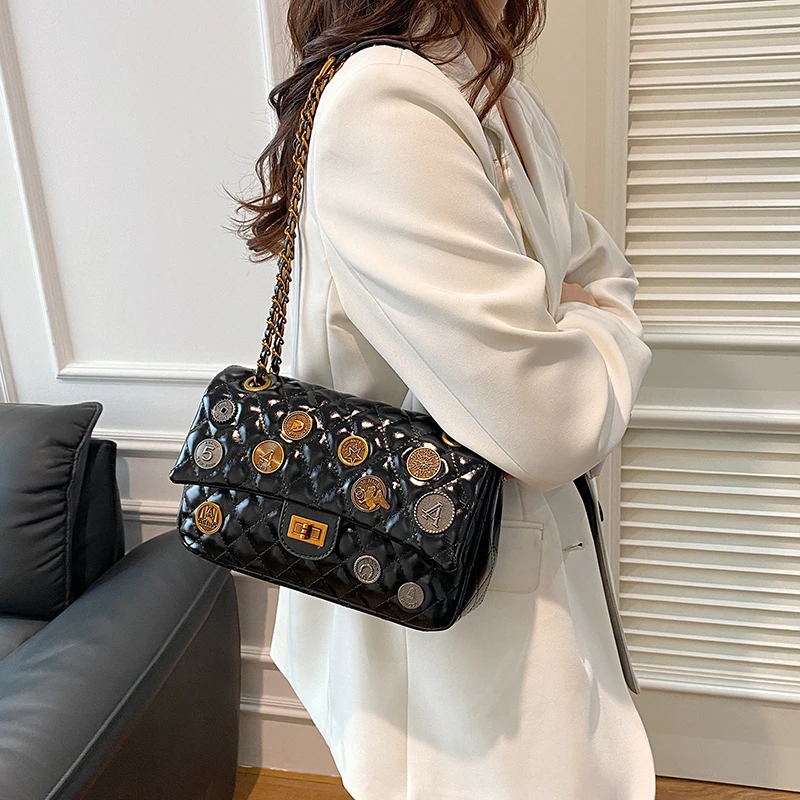 

Роскошные сумки на плечо для женщин, кожаная сумка премиум-класса, элегантный вид с внутренней организации и долговечностью