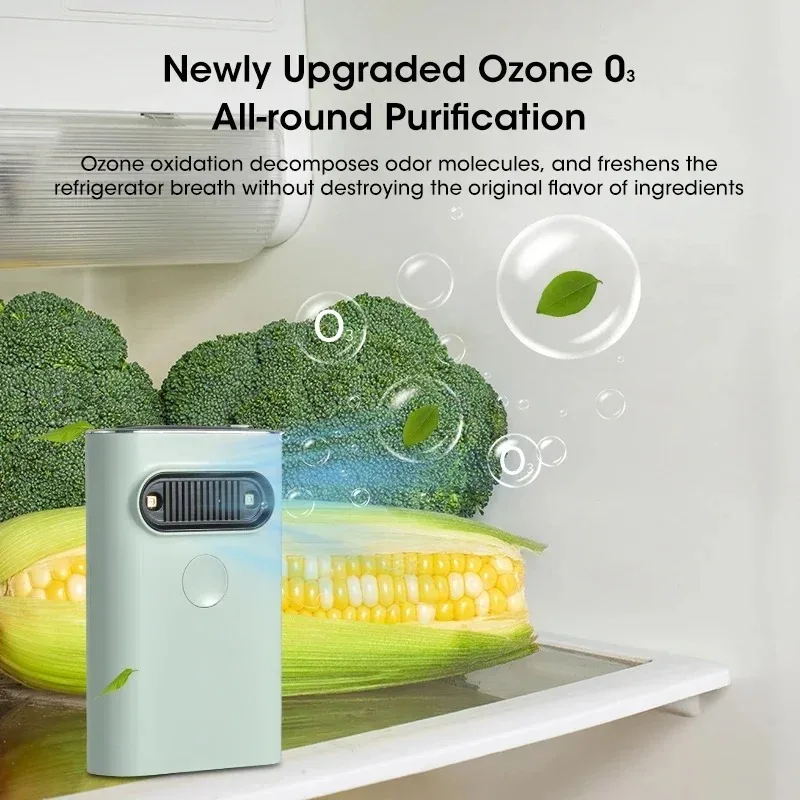 Portable Mini Air Purifier USB Charging Sterilizer Multifunctional Deodorizer Purification for Car Kitchen Refrigerator