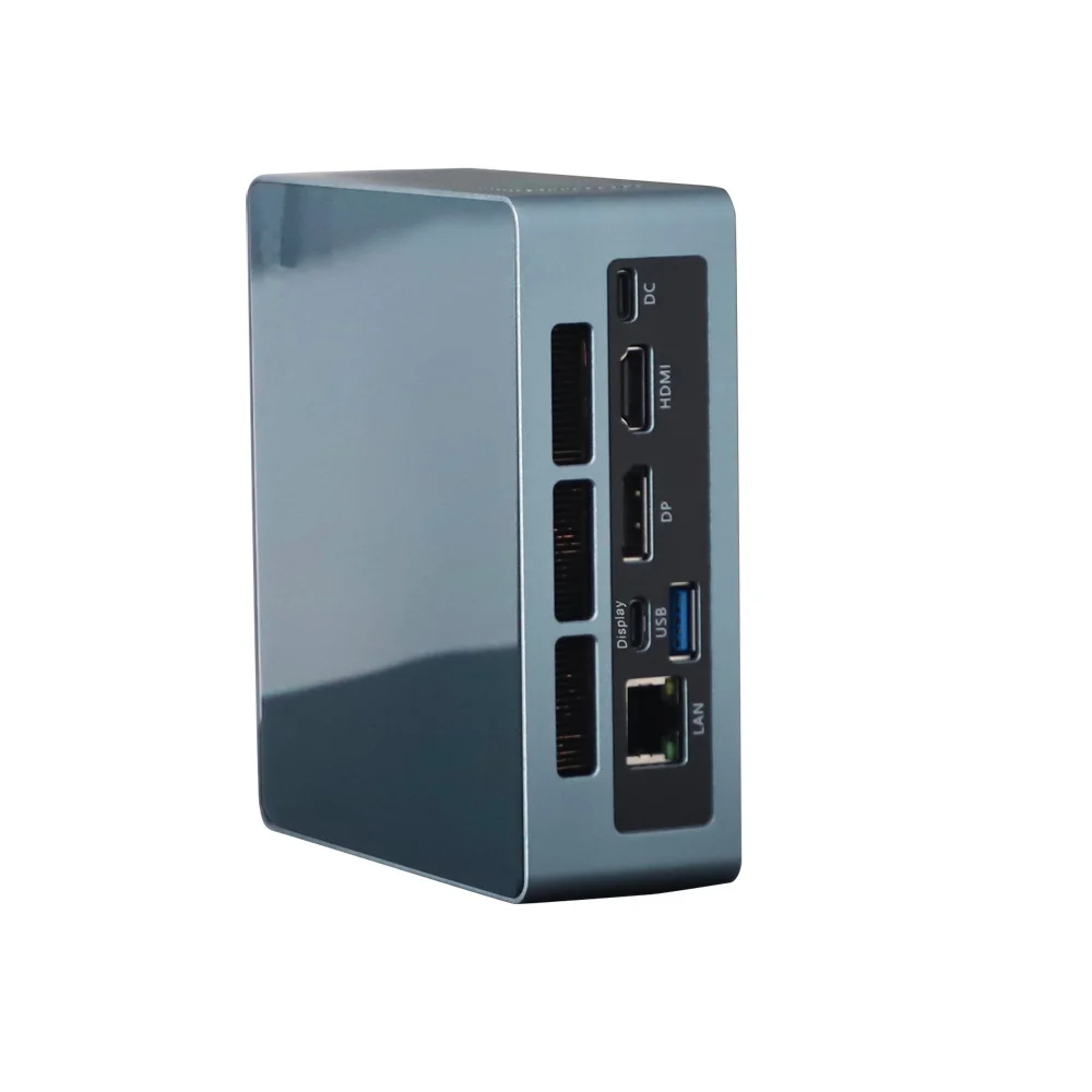 Newest Fan Mini PC Alder Lake N100 Intel Core i7 1360P 1260P i5 12450H Palm Computer DP HDMI Type-C Windows11 LAN Office TV BOX