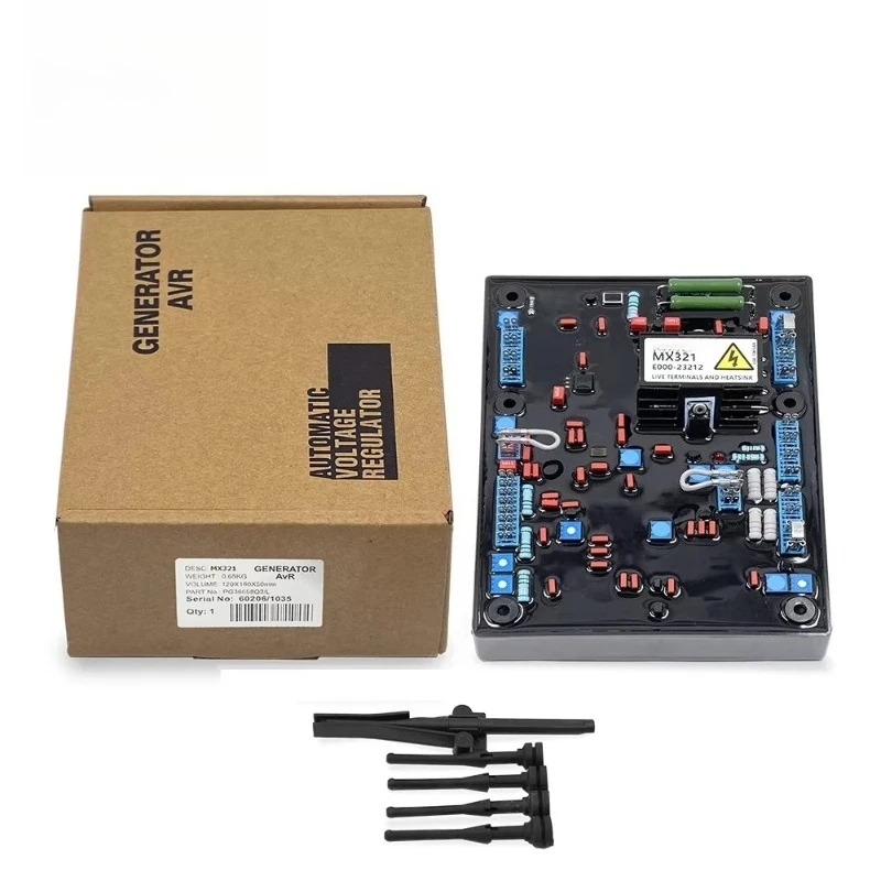 

Generator Voltage Regulator Automatic Voltage Regulator AVR Diesel Generator Parts Control Stabilizer Industrial MX321-2 AVR