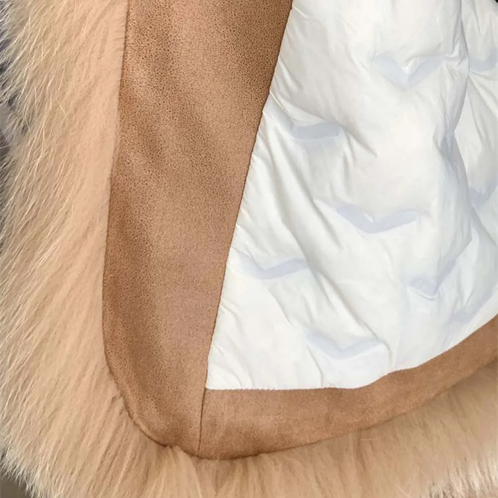 الرجعية الإناث طويلة الأكمام الثعلب الفراء سترة الخريف الشتاء السيدات موضة قصيرة أفخم أبلى 2025 المتقدمة المرأة المرقعة معطف الفرو