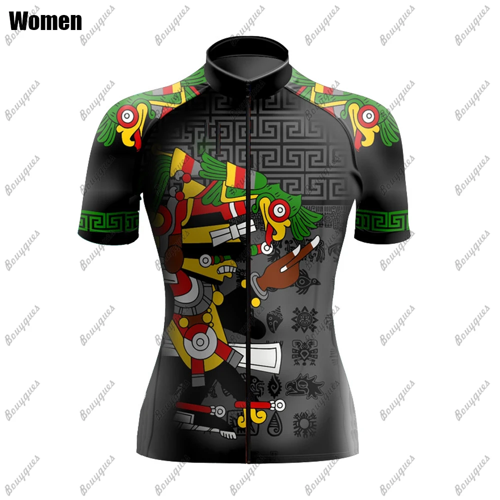 Team Mexico Women Cycling Jersey MTB Maillot Bike Shirt Downhill Jersey High Quality Pro Team Tricota Mountain Bicycle Clothing