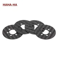 4Pcs 1MM Carbon Fiber SLW Scale Brake Rotors for 1/8 1/10 RC Crawler Rigs TRX4 SCX10 1.9 2.2 Beadlock Wheels Rim Upgrade Parts
