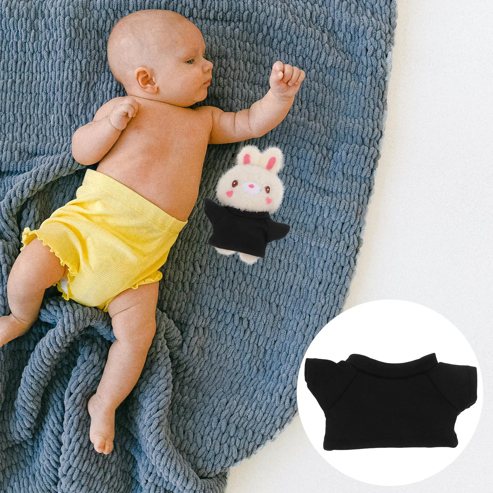 

4Pcs Bear T Shirts for Stuffed Bears Basic Tee Shirt Collection Cute Fashionable Design Soft Material Multiple Colors Bear