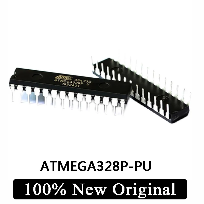 ATMEGA328P-PU ATMEGA328-PU رقاقة ATMEGA328 ATMEGA328P متحكم MCU AVR 32K 20MHz فلاش DIP-28 #1