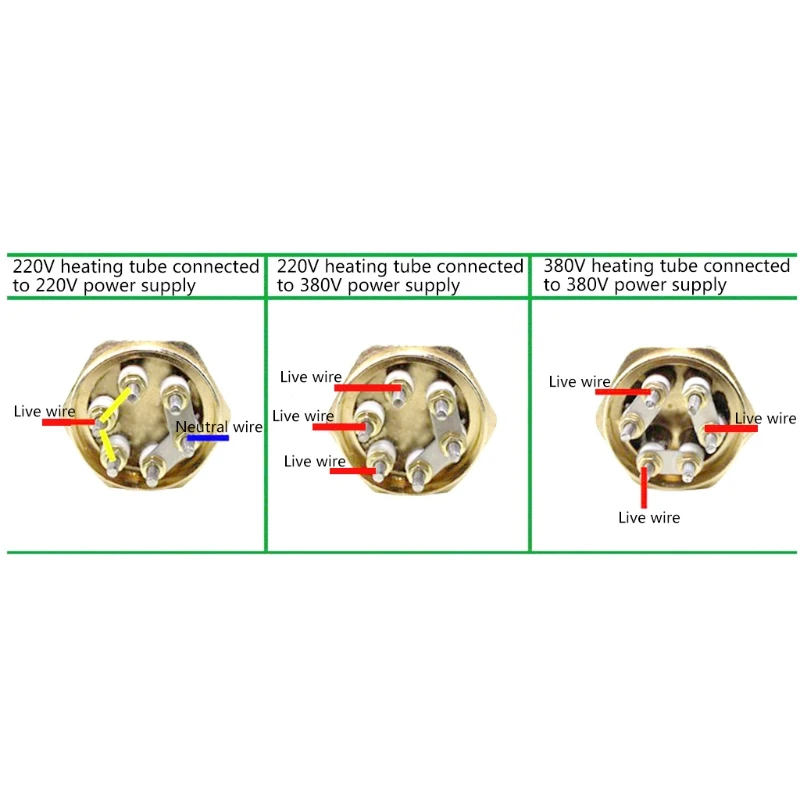 المياه للخزان DN40 أنابيب التدفئة سخان المياه عنصر الغمر الكهربائي الهواء 918D