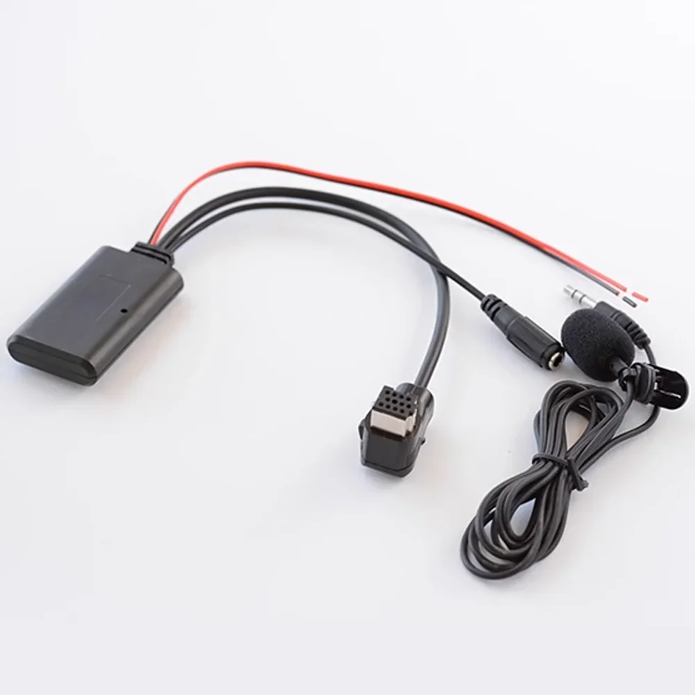 New AUX Car Bluetooth 5.0 Aux Cable For Pioneer Radio IP-BUS P99 P01 Microphone Handsfree Mobile Phone Free Calling Adapter