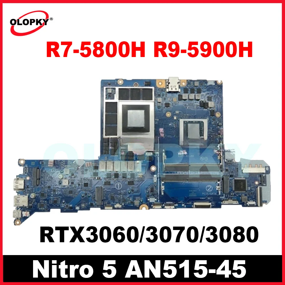 

GH53Z LA-L031P for Acer Nitro 5 AN515-45 N20C1 laptop motherboard with R7-5800H R9-5900H CPU RTX3060/3070/3080 GPU DDR4