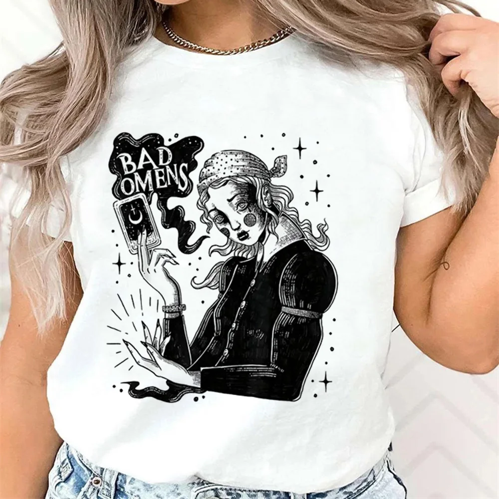 Bad Omens t-shirts women streetwear Y2K t-shirts girl designer graphic comic clothing