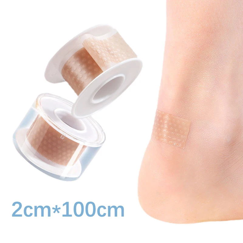 1 Rolle (100 ml) Silikon-Anti-Verschleiß-Aufkleber, Fersen-Anti-Reibungs-Aufkleber, Klebeband für High Heels, Fußschutz-Aufkleber, Schuhzubehör