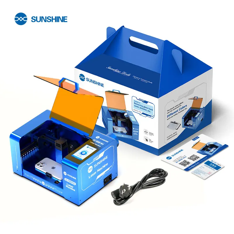 サンシャイン SS-890B ミニ多機能レーザー画面剥離機 スクリーンスタンド ガラス背面カバー接着剤除去レーザー機