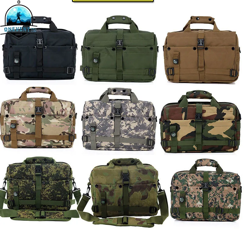 

Camouflage Computer Hiking Camping Backpack Fan Handbag Tactical Shoulder Bag Camera Photography Laptop Travel Bag with Compass